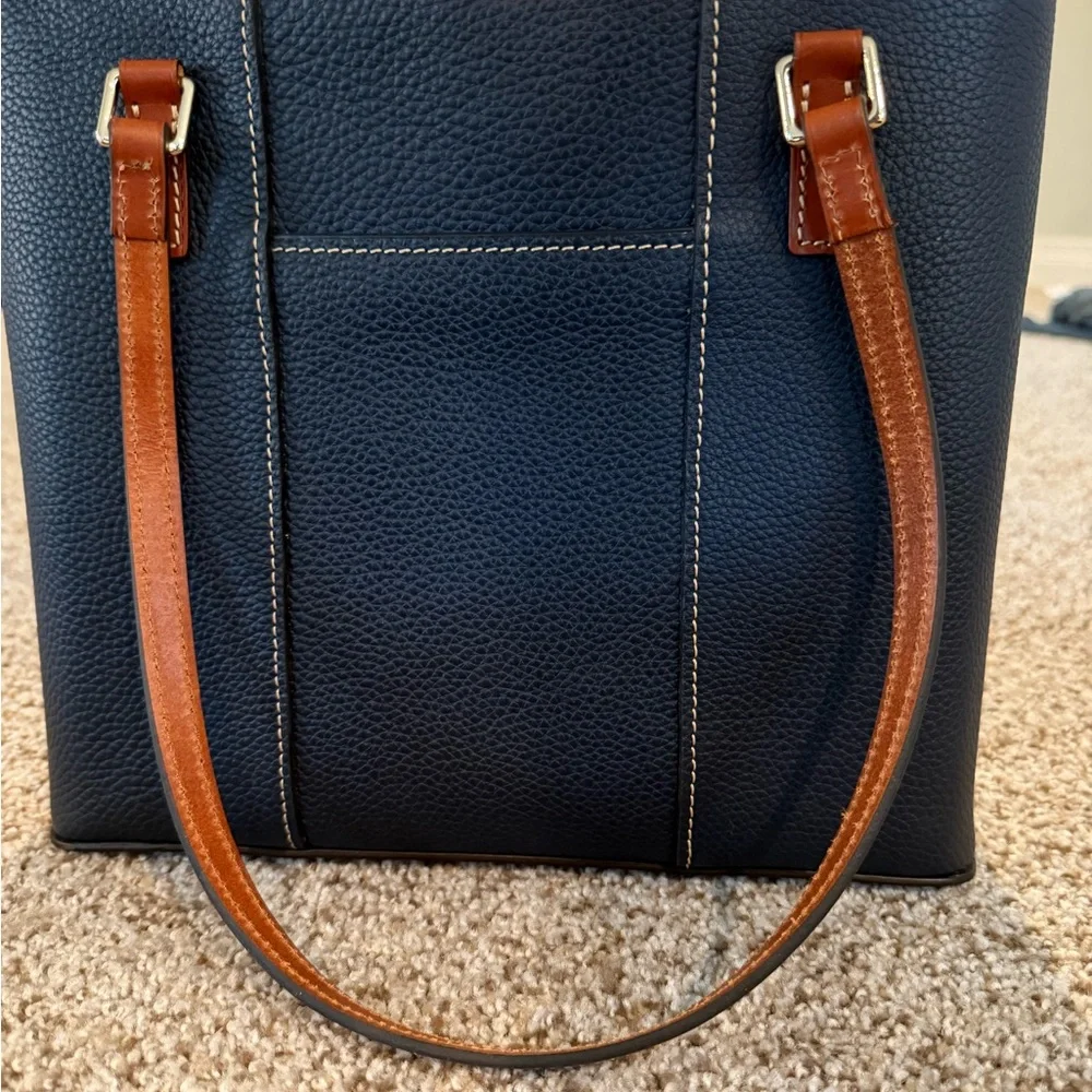Dooney & Bourke Midnight Blue Small Lexington Tote - Picture 2 of 9